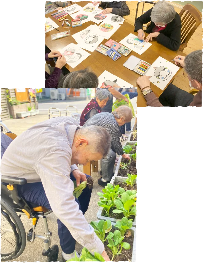 利用者様のレクリエーション風景